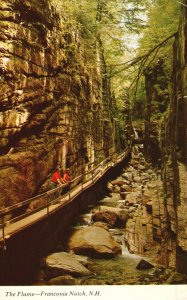 Vintage Postcard 1968 Flume Gorge Franconia Notch White Mountains New Hampshire