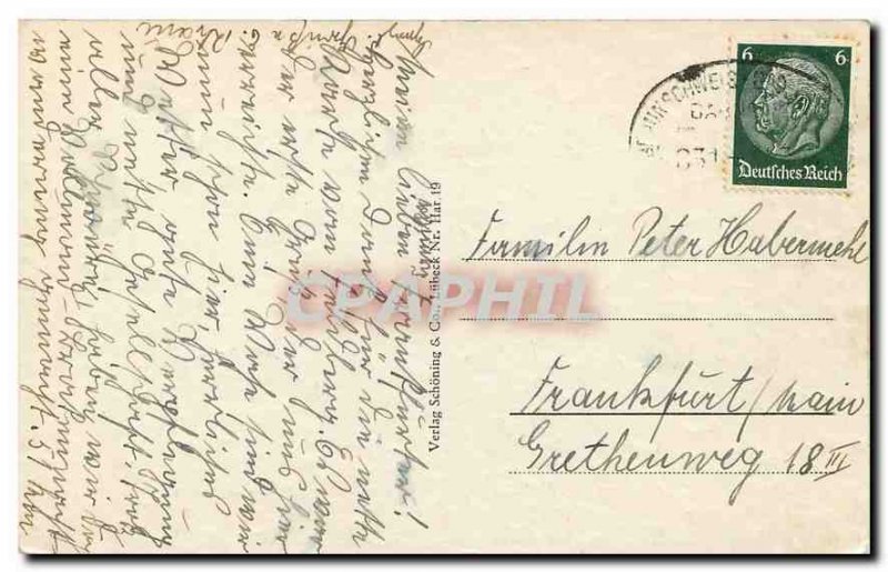 Old Postcard Bad Harzburg Am Kurhaus