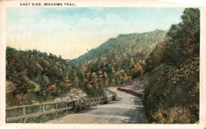 Vintage Postcard East Side Mohawk Trail Berkshire Hills Highway Claremont MA