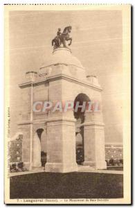 Old Postcard Longueval The Monument of Delville Wood