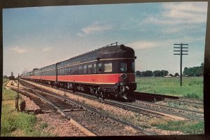 Vintage Postcard 1968 Illinois Central City of Miami streamliner.