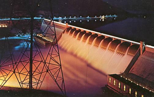 WA - Grand Coulee Dam at Night