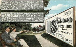 Postcard 1910 Colorado Denver Standard Furniture Advertising 22-12712