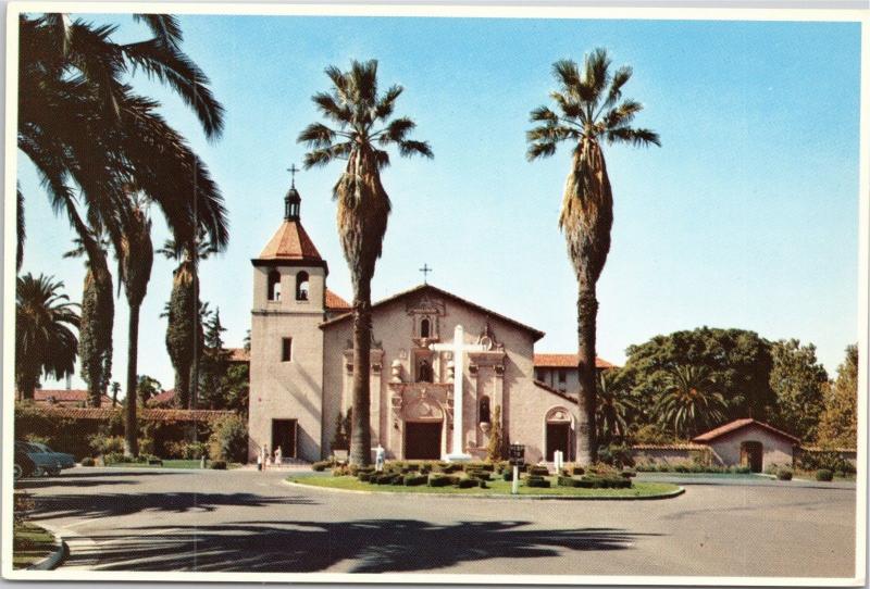 Mission Santa Clara De Asis, California postcard