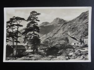 Cumbria Evening Shadows on Longdale Pikes c1937 RP Postcard by G.P. Abraham 3117