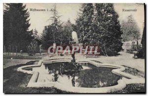 Postcard Old Mulhausen Reservoir