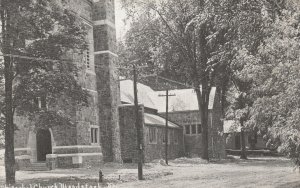 Vintage Postcard 1910's First Congregational Church of Woodstock Vermont VT RPPC