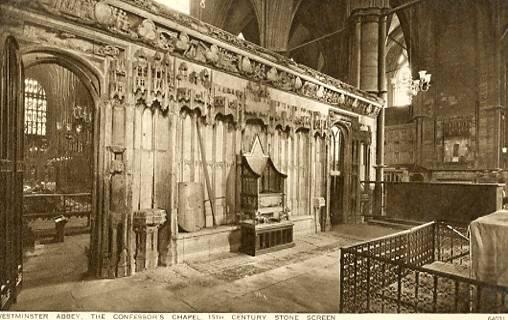 UK - England, Westminster Abbey, The Confessor's Chapel - 15th Century Stone ...