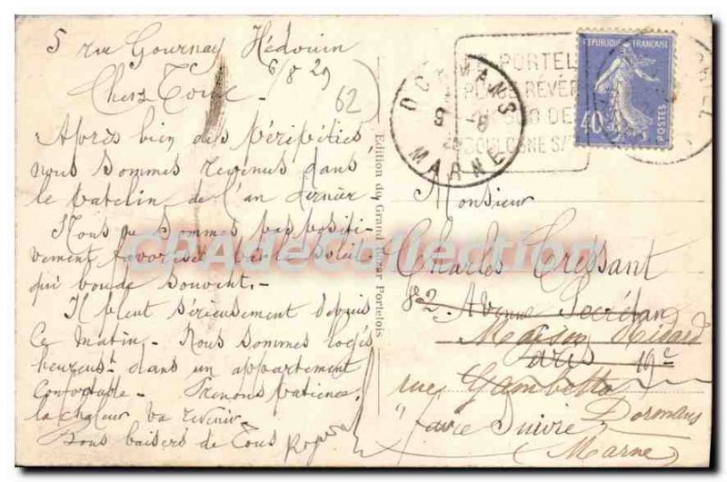 Old Postcard Le Portel Quays