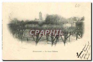 Old Postcard Beaumont Le Vieux Chateau