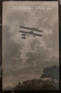 Mint England Postcard RPPC Grahame White Flying At Crystal Palace