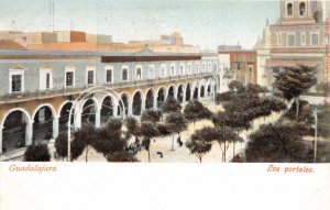 GUADALAJARA JALISCO MEXICO LOS PORTALES POSTCARD 1900s