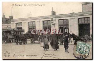 Bourges - Station - Voyageurs output - Old Postcard