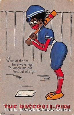 Artist E. Nash Artist E. Nash The Baseball Girl, Base Ball s Unused 