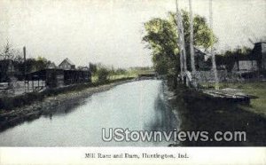 Mill Race & Dam - Huntington, Indiana IN  