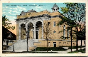 Postcard TX Texarkana First Presbyterian Church E.C. Kropp 1925 S48