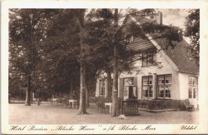 Netherlands Hotel Pension Bleeke Hoeve Uddel Vintage Postcard 03.83