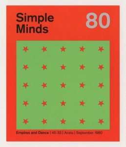 The Simple Minds Empires & Dance Arista Records New Wave LP Postcard