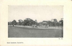 Eden Gardens CALCUTTA Kolkata, India c1910s Vintage Postcard