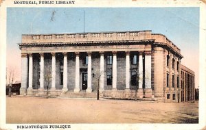 Public Library Canada Post Card