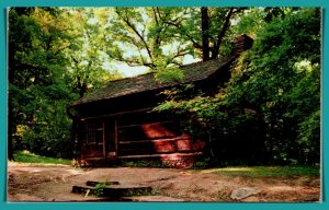 Indiana, Marshall - The Old Log Cabin - Turkey Run State Park - [IN-070]