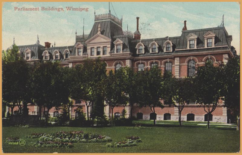 Winnipeg, Manitoba - Parliament Building - 1913