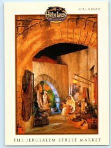 ORLANDO, FL ~ Jerusalem Street Market HOLY LAND EXPERIENCE 4¾x6¾ Postcard