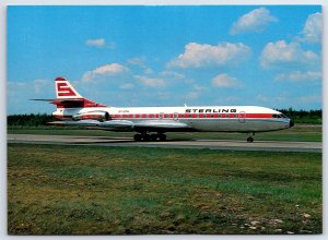 Aviation Postcard Sterling Airlines Denmark Sud Aviation SE-210 Caravelle ET9