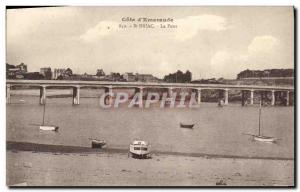 Old Postcard Saint Briac Bridge