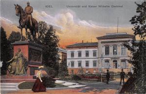 BR70444 kiel universiatat und kaiser wilhelm denkmal germany