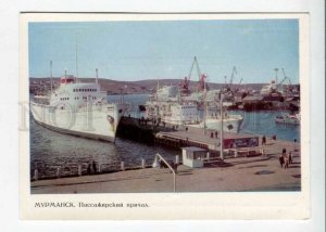 298999 USSR Murmansk pier 1967 shipping post motor ship Vaclav Vorovskiy