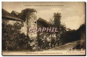 Old Postcard Obernai Turrets ancient walls