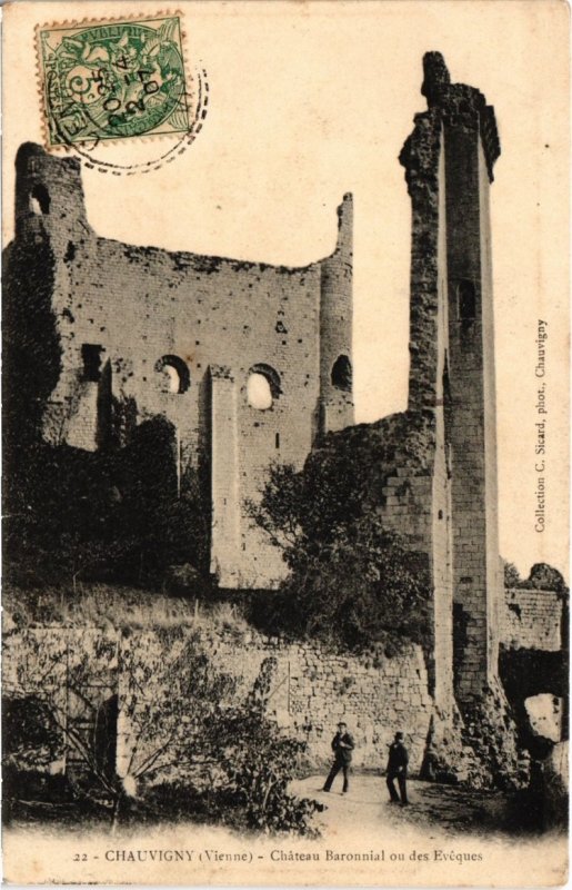 CPA CHAUVIGNY - Chateau Baronnial ou des Evéques (111710)