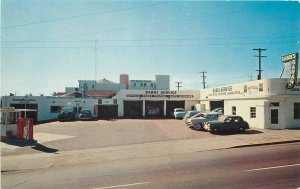 Postcard California San Diego Sabold's Service AAA Amescolor autos 23-5877