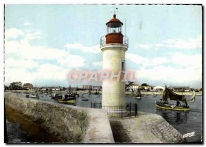 Postcard Modern Ile d & # 39Oleron Port De La Cotiniere Return Of Boats Of Fi...