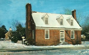 Postcard Somerwell House Corner of Church Somerwell Family Yorktown Virginia VA