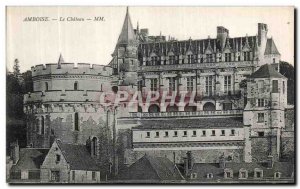 Old Postcard Amboise Chateau