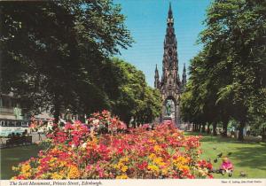 Scotland Edinburgh Princess Street The Scott Monument