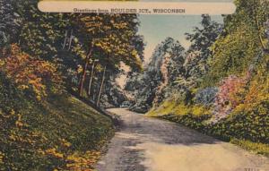 Wisconsin Greetings From Boulder Junction 1946