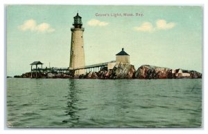 Grave's Light, Massachusetts Bay Postcard *7G8