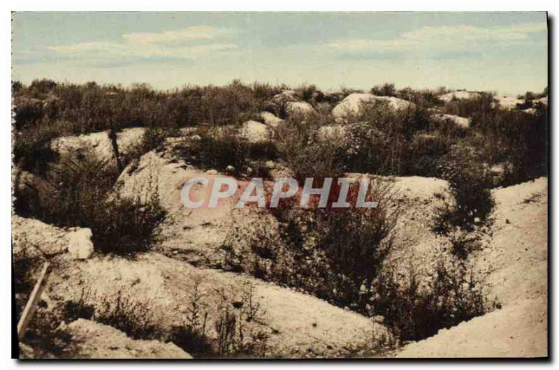 Old Postcard The Great War (its ruins) Craonne Plateau Summit To Chemlin Ladi...