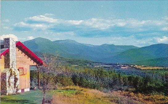 New Hampshire White Mountain The Presidential Range Is Seen In All Its Majesly