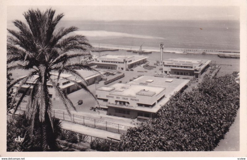 RP; ORAN, Algeria, 1920-1940s; Vue Sur La Gare Maritime