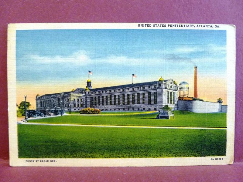 Postcard GA Atlanta US Penitentiary