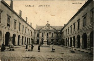 CPA Chagny Hotel de Ville FRANCE (952596)