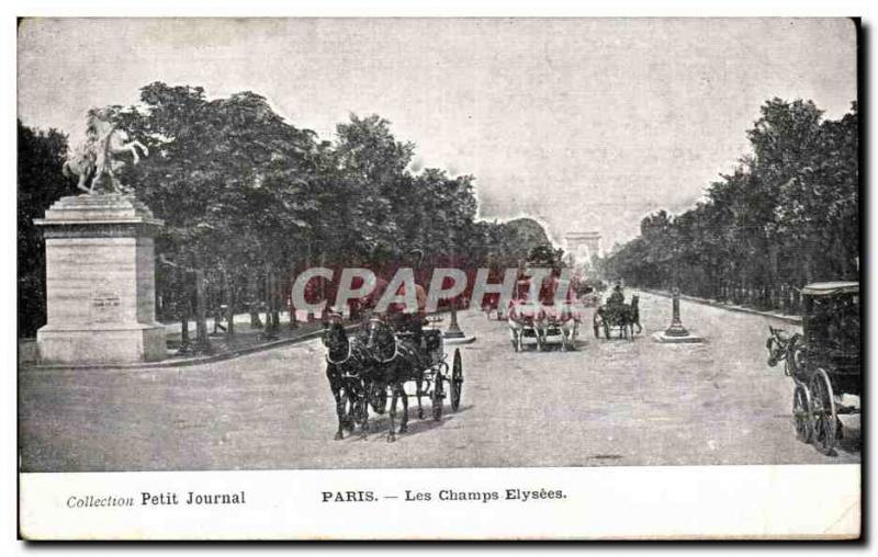 Old Postcard Collection Diary Paris Champs Elysees