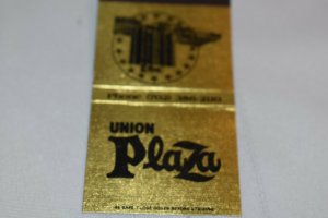 Union Plaza Hotel Las Vegas Nevada 30 Strike Matchbook Cover