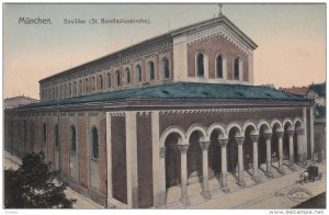 Basilika (St. Bonifaziuskirche), MUNCHEN (Bavaria), Germany, 1900-1910s