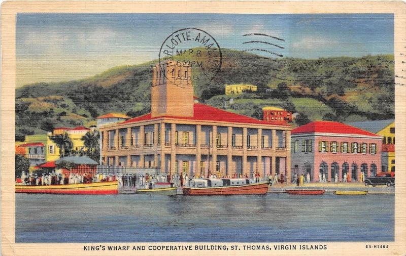 B86275 king s wharf and cooperative buildings ship  st thomas virgin islands