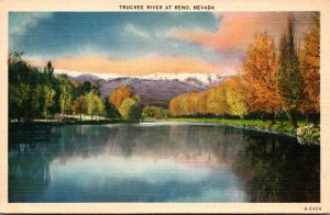 Nevada Reno Scene Along Truckee River